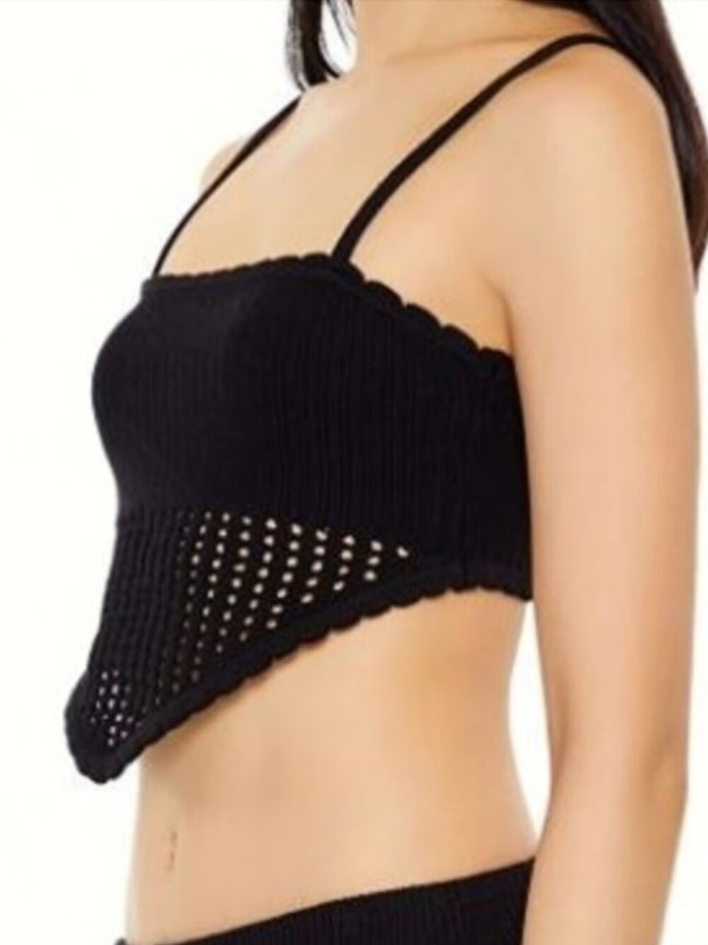 Forever 21 Black Sweater Cami Tank Top NWT Size S